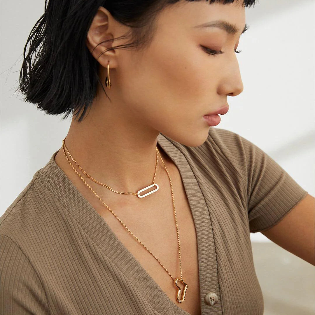 Minimalist Paperclip Necklace