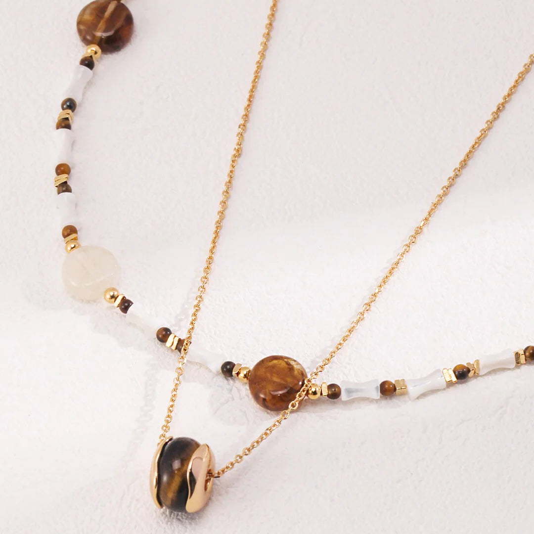 Tiger Eye Stone Necklace