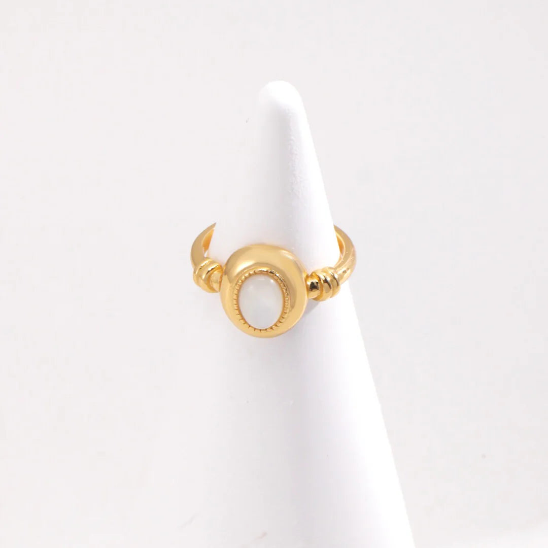 Oval Mother of Pearl Ring