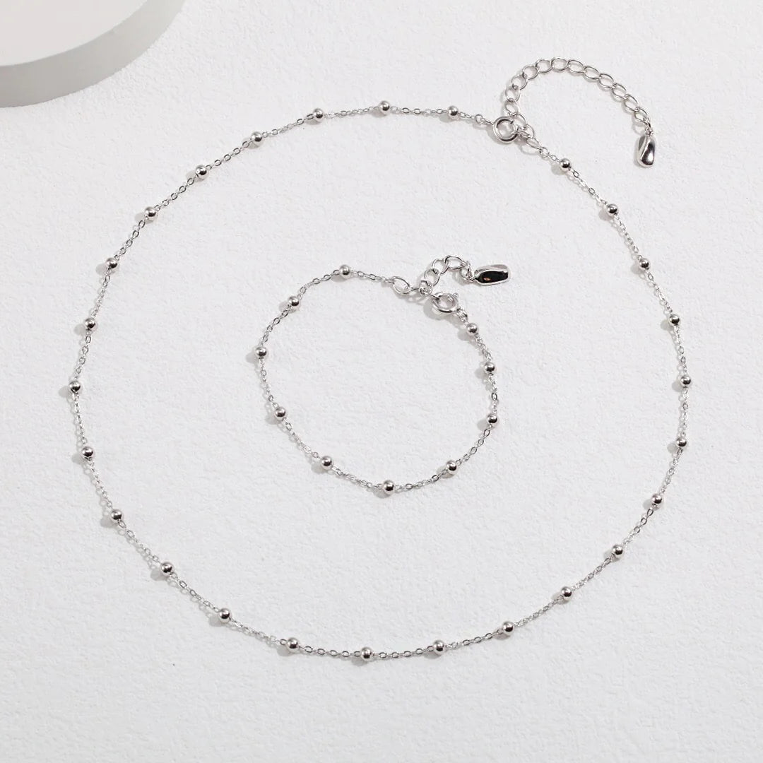 Gold Bead Chain Bracelet