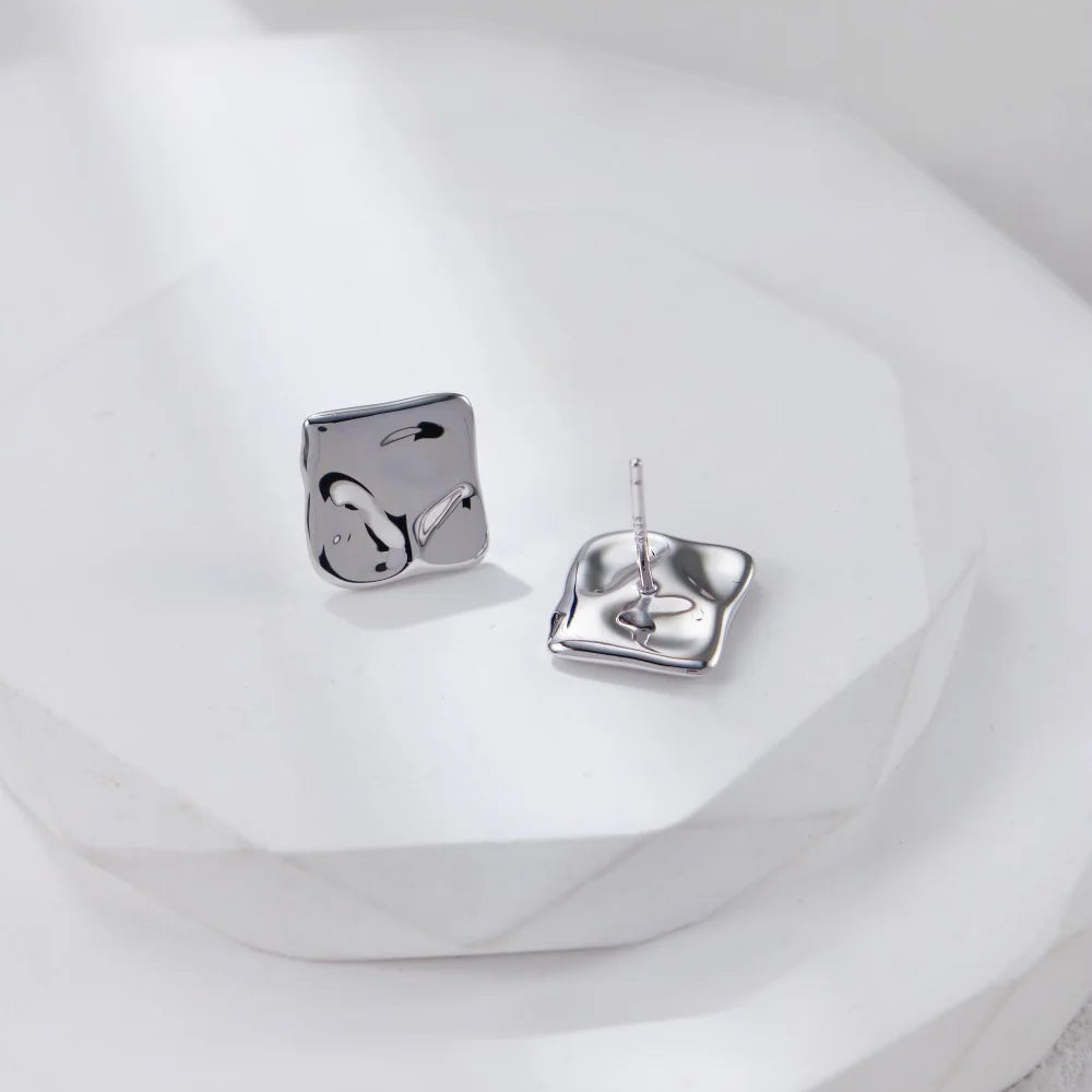 Square Textured Stud