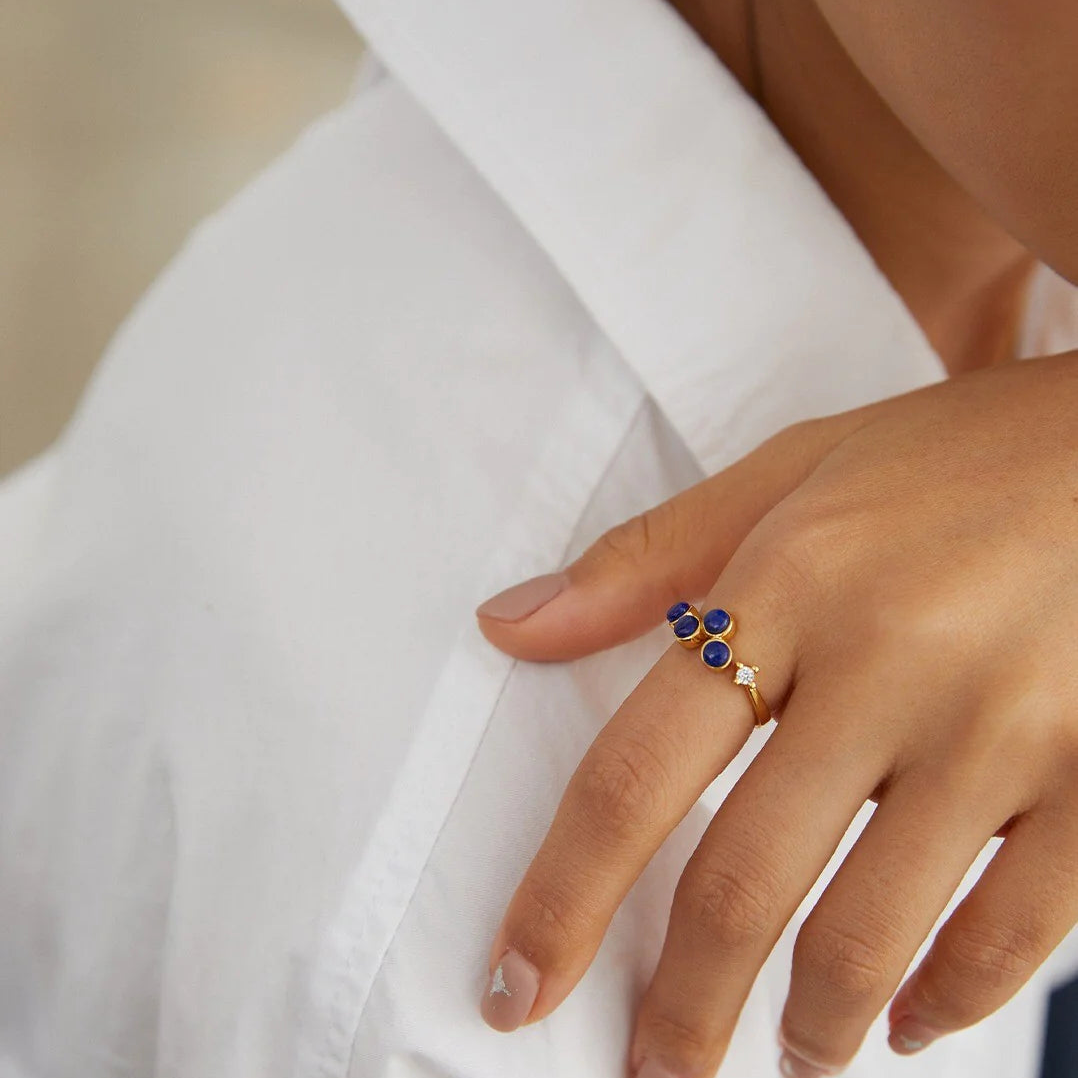 Natural Lapis Lazuli Ring