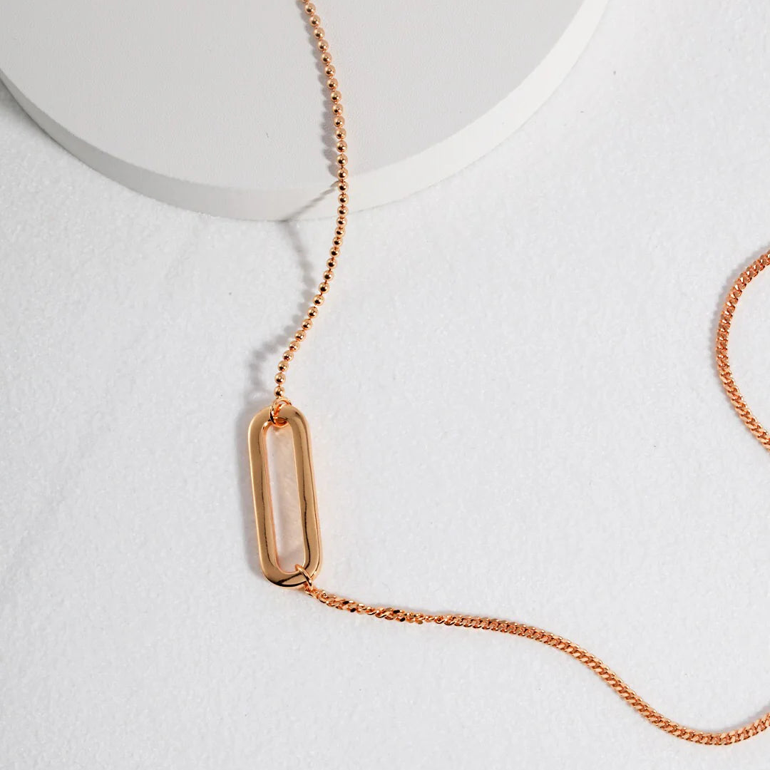 Minimalist Paperclip Necklace