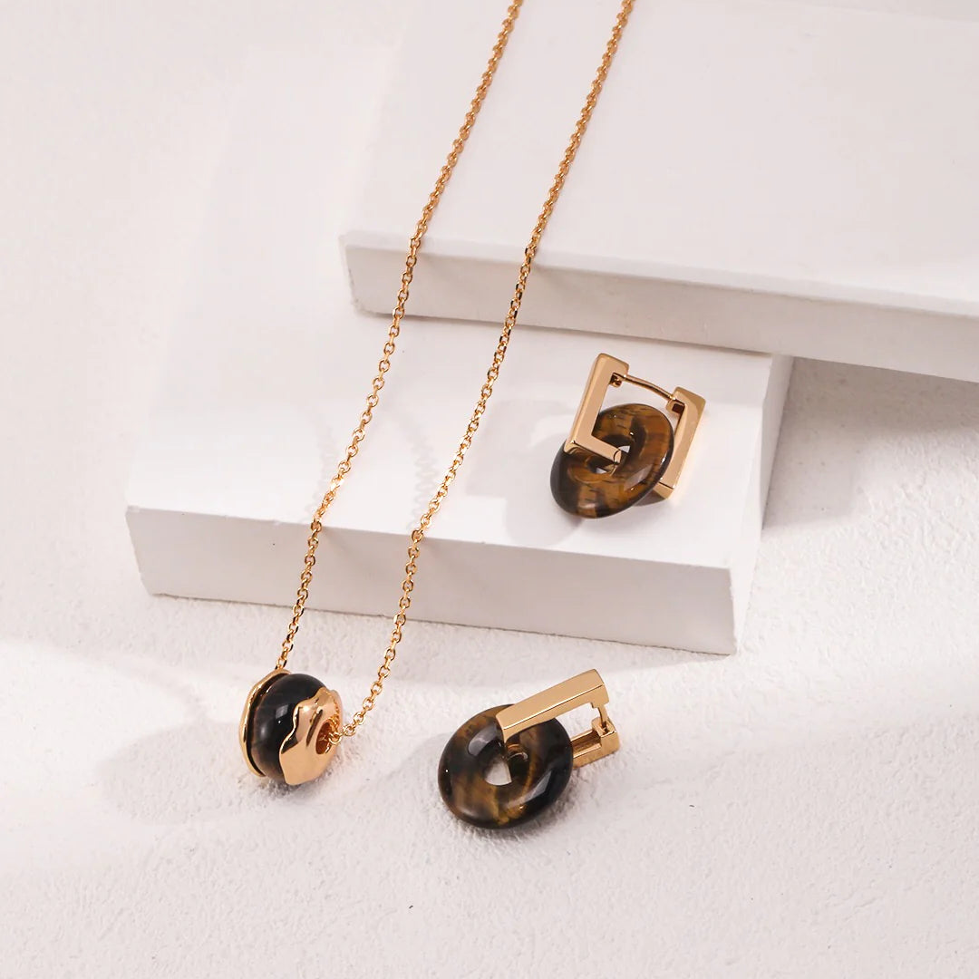 Tiger Eye Stone Necklace