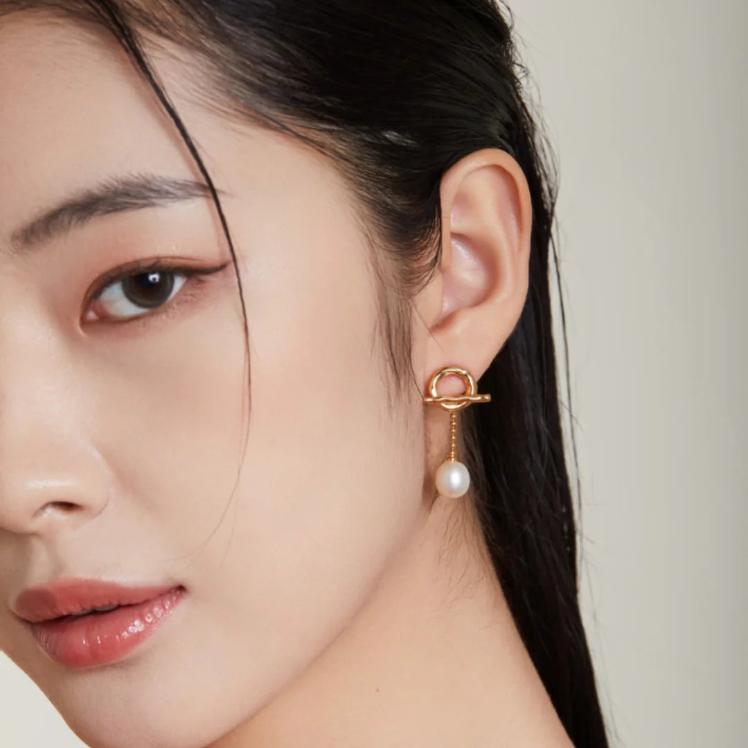 Reversible Pearl Earrings