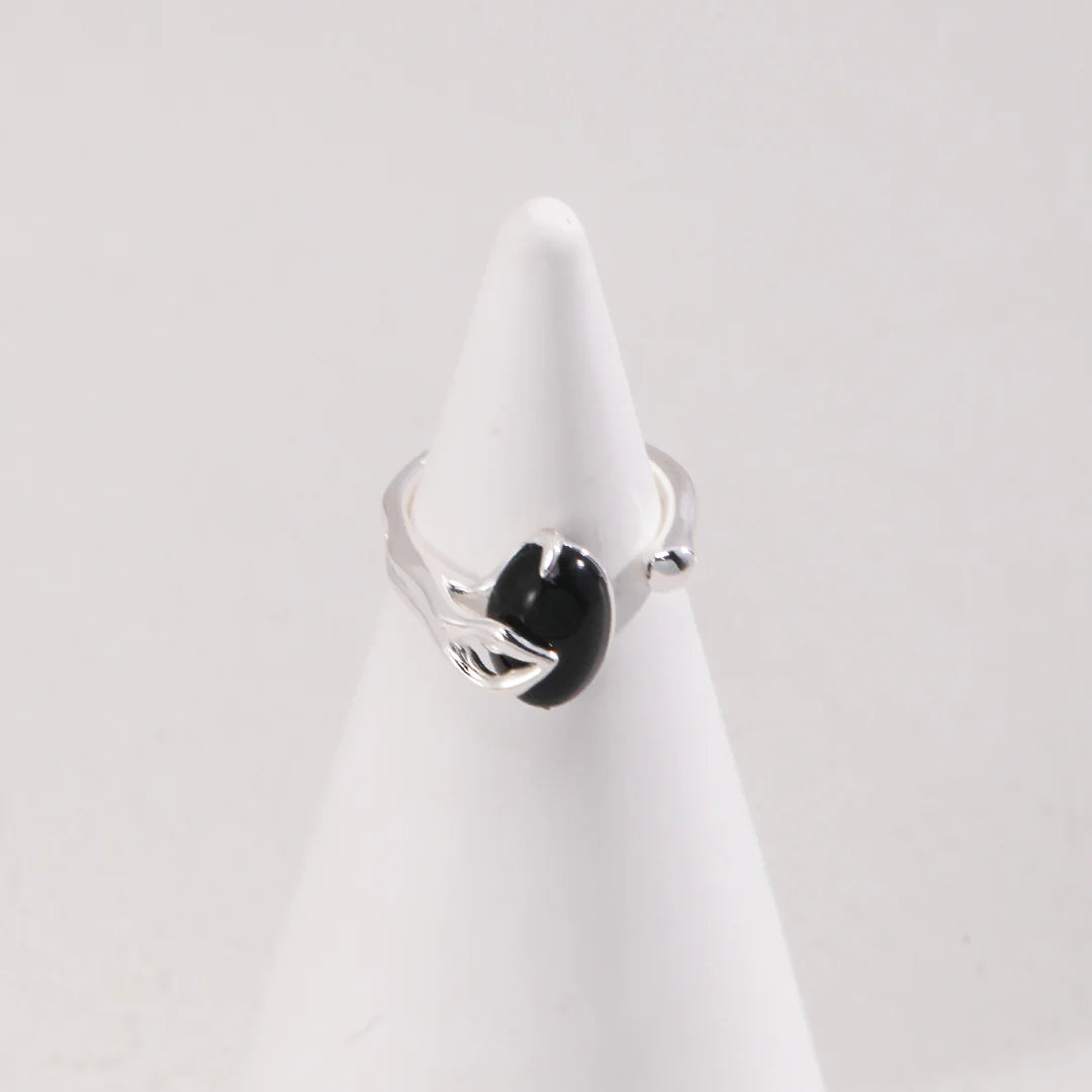 Natural Malachite Open Ring