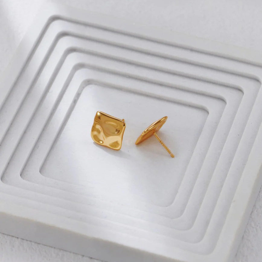 Square Textured Stud