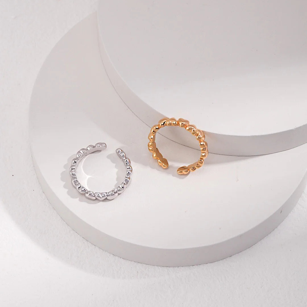 Minimalist Love Heart Ring