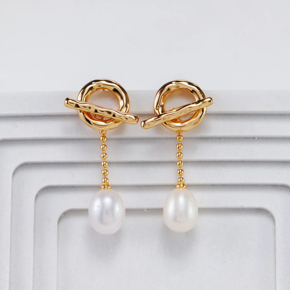 Reversible Pearl Earrings