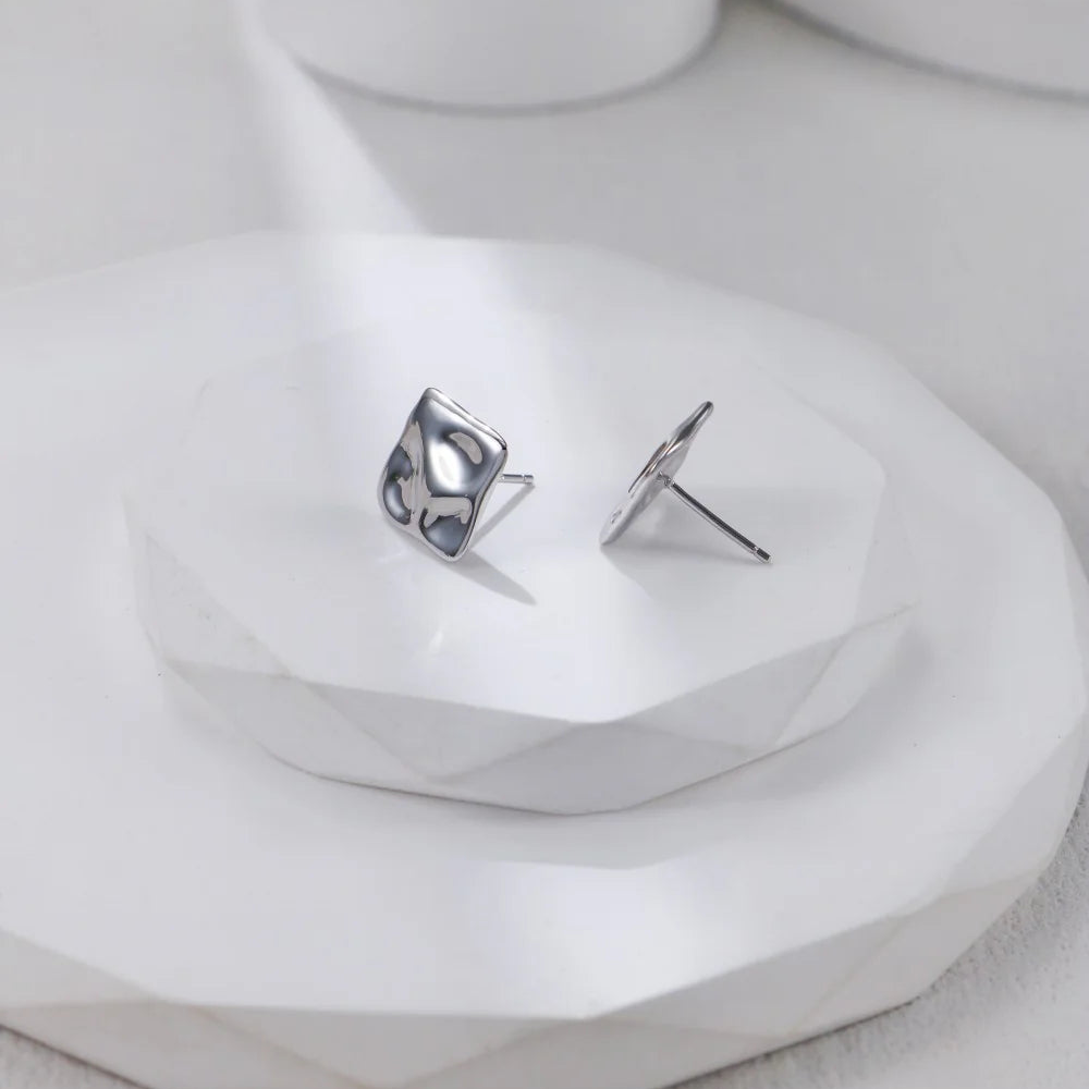 Square Textured Stud