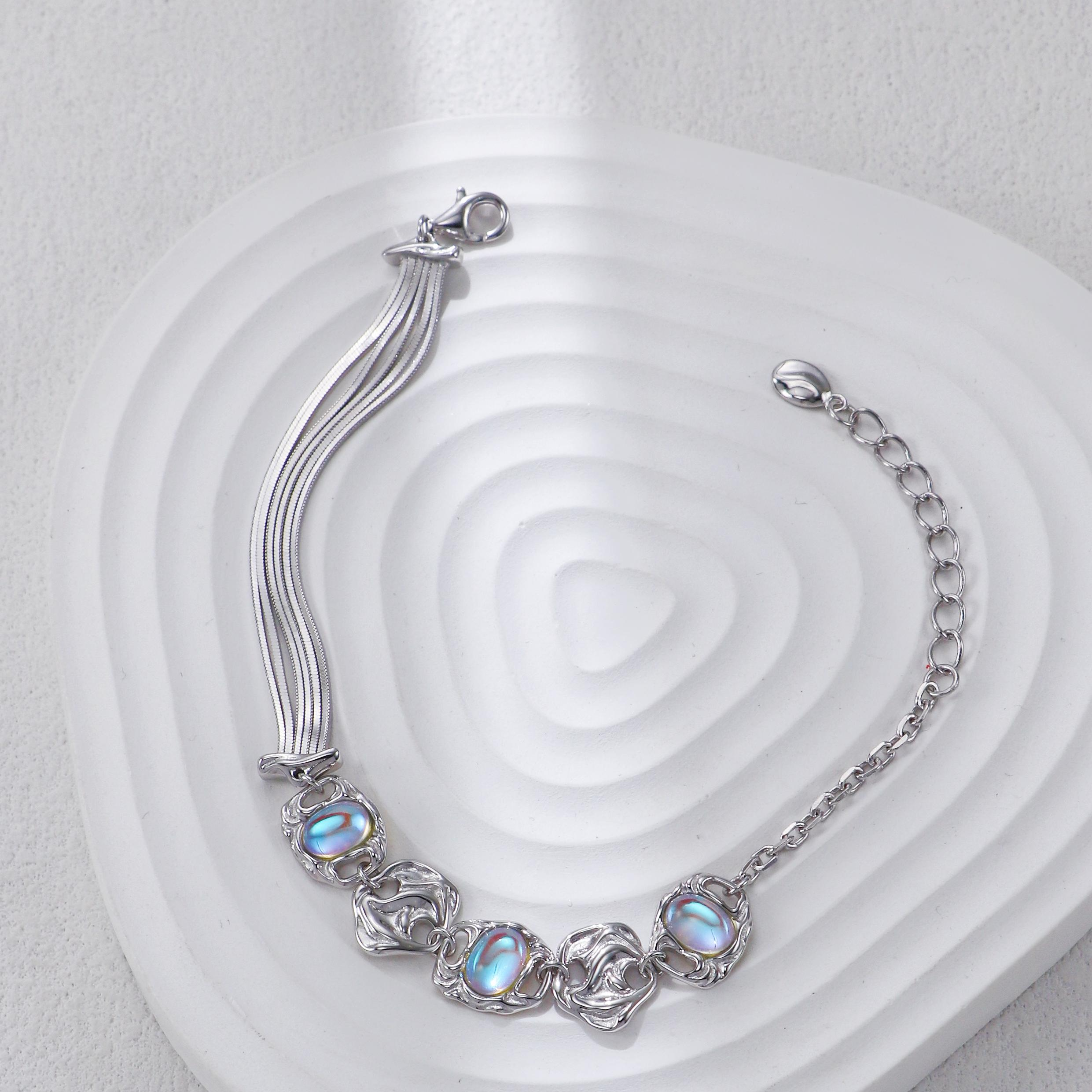 Retro Moonstone Bracelet