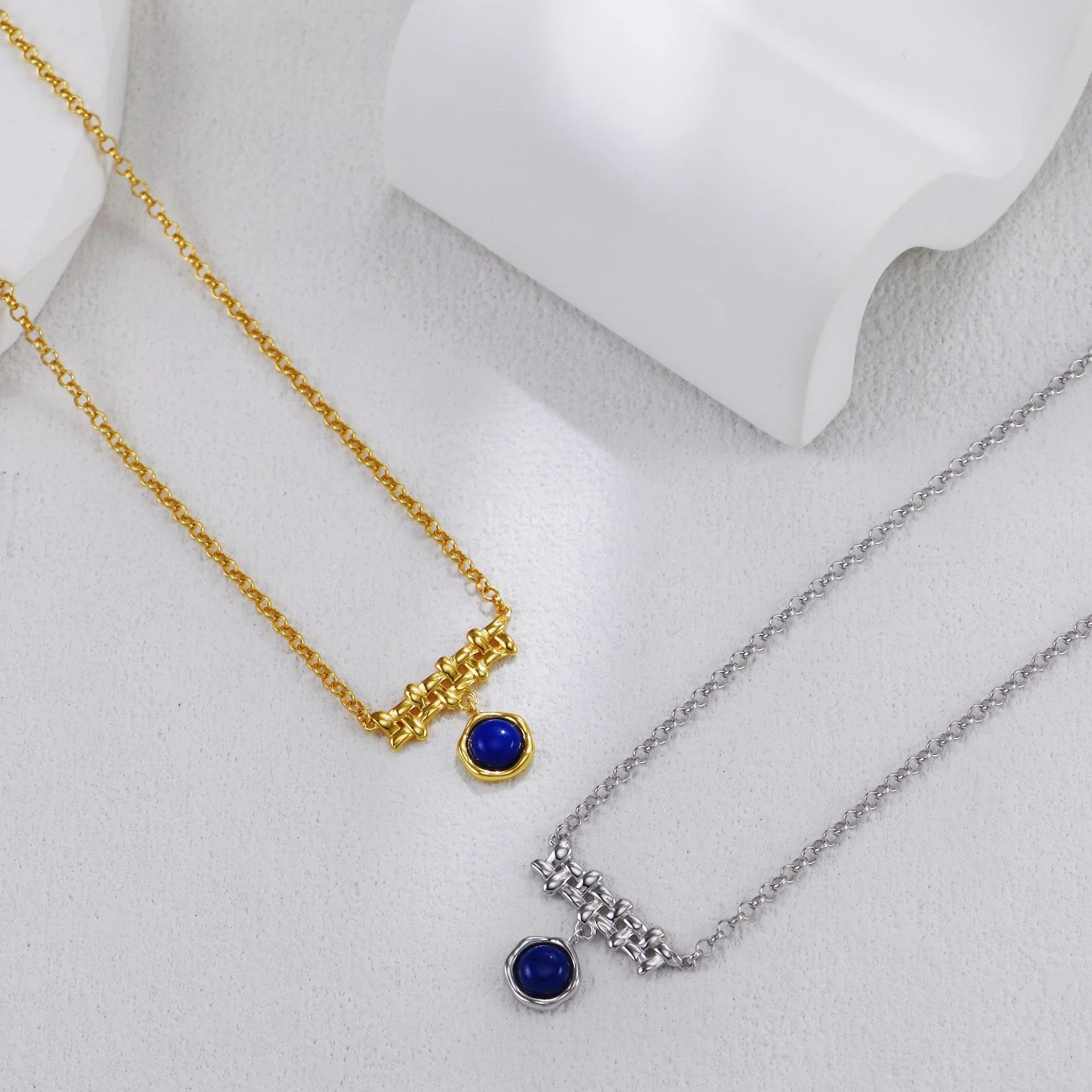 Lapis Lazuli Braided Necklace