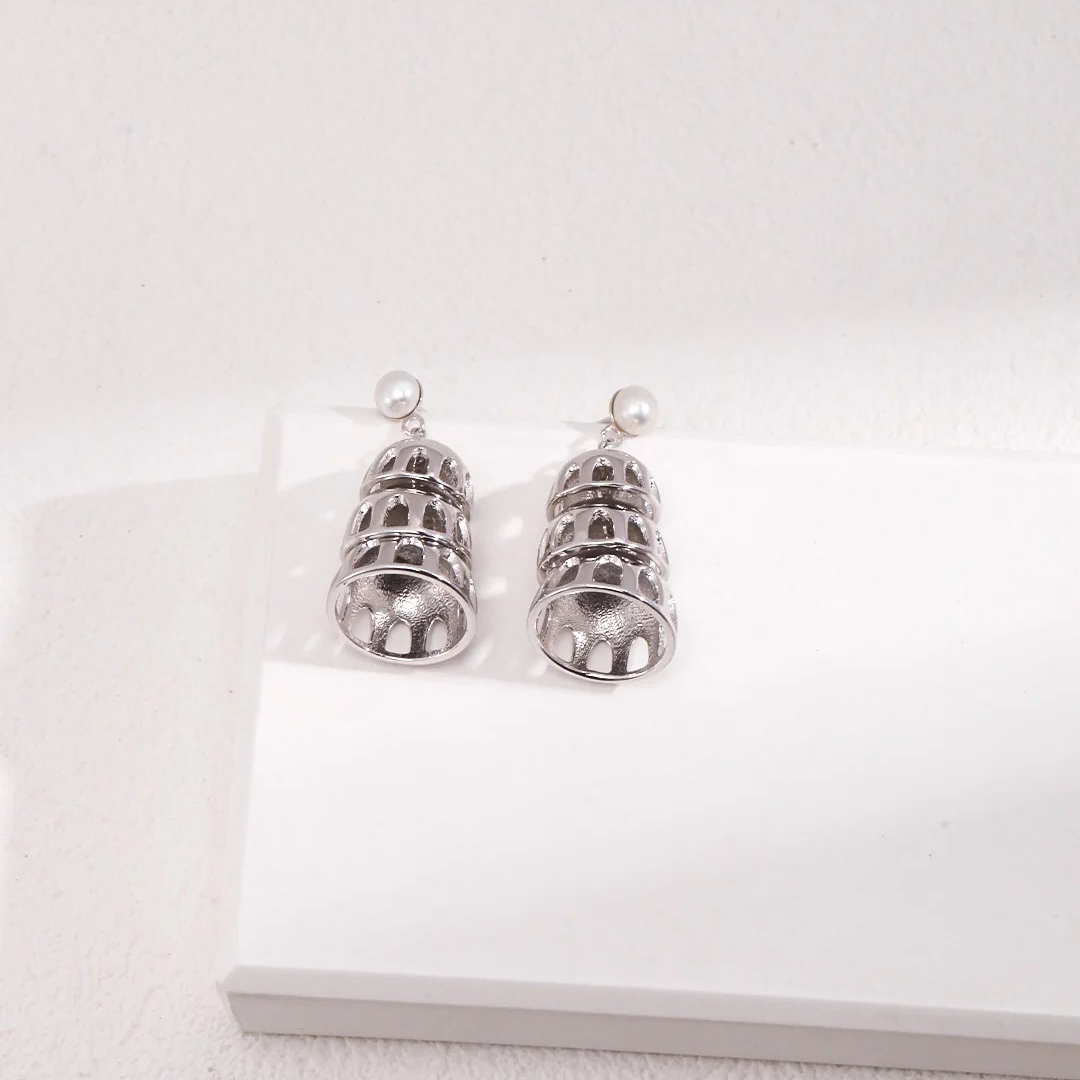 Jingle Bell Style Drop Earrings