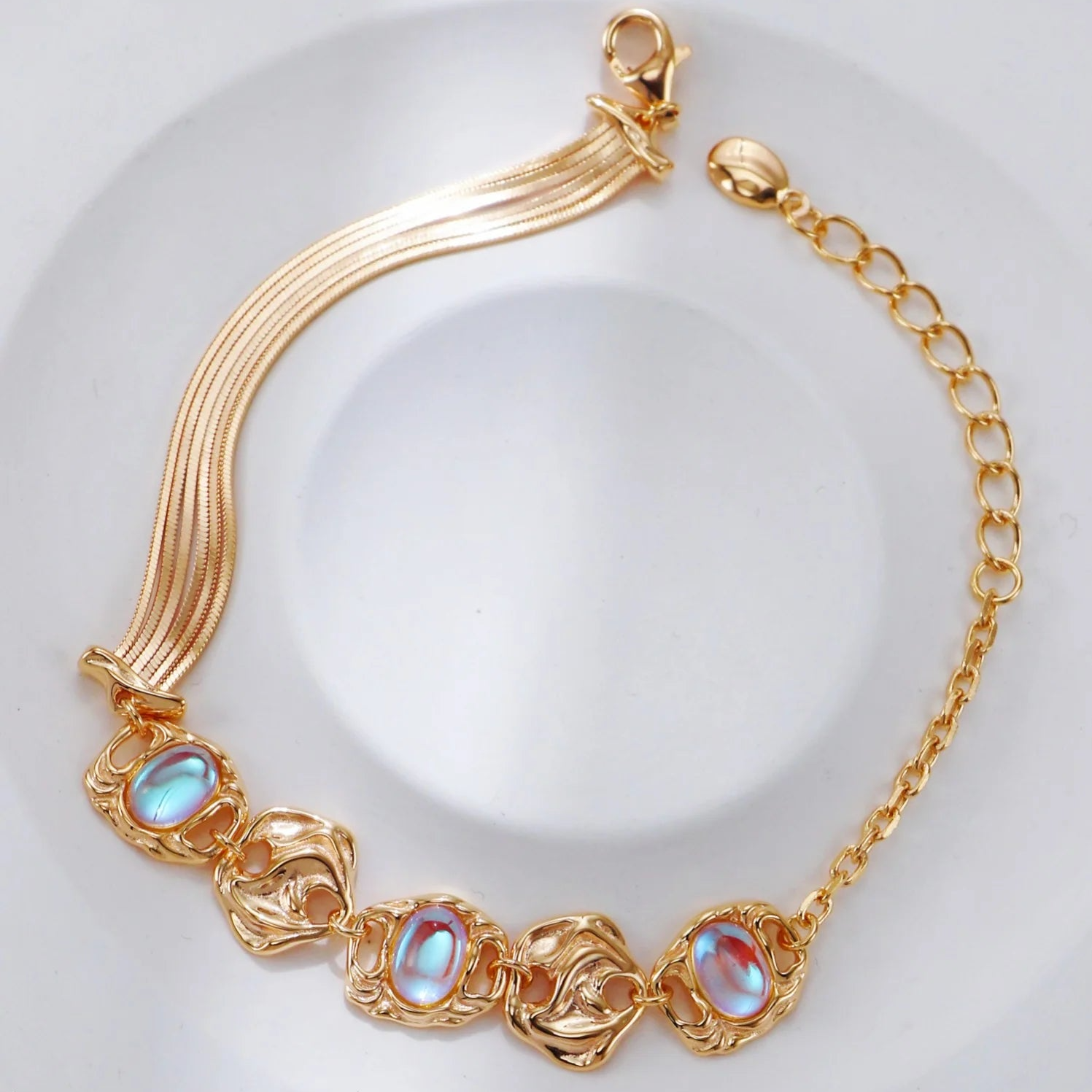 Retro Moonstone Bracelet