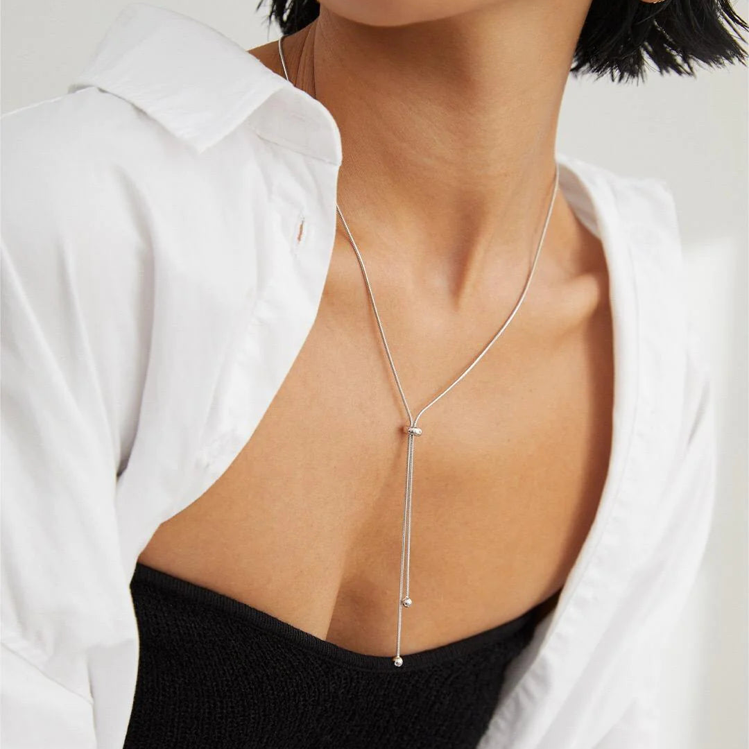 Adjustable Titanium Steel Snake Bone Chain Necklace