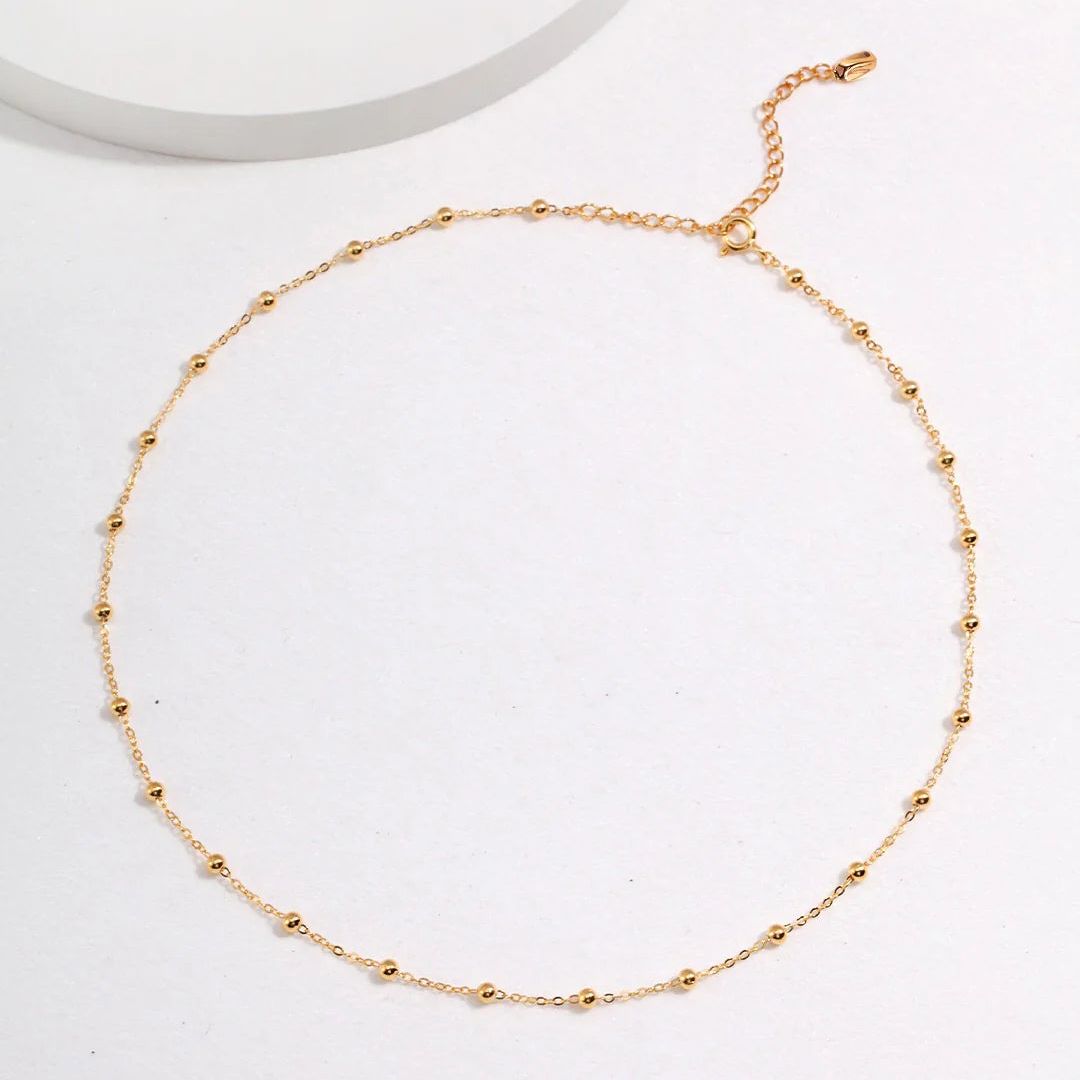 Minimalist Ball Chain Necklace