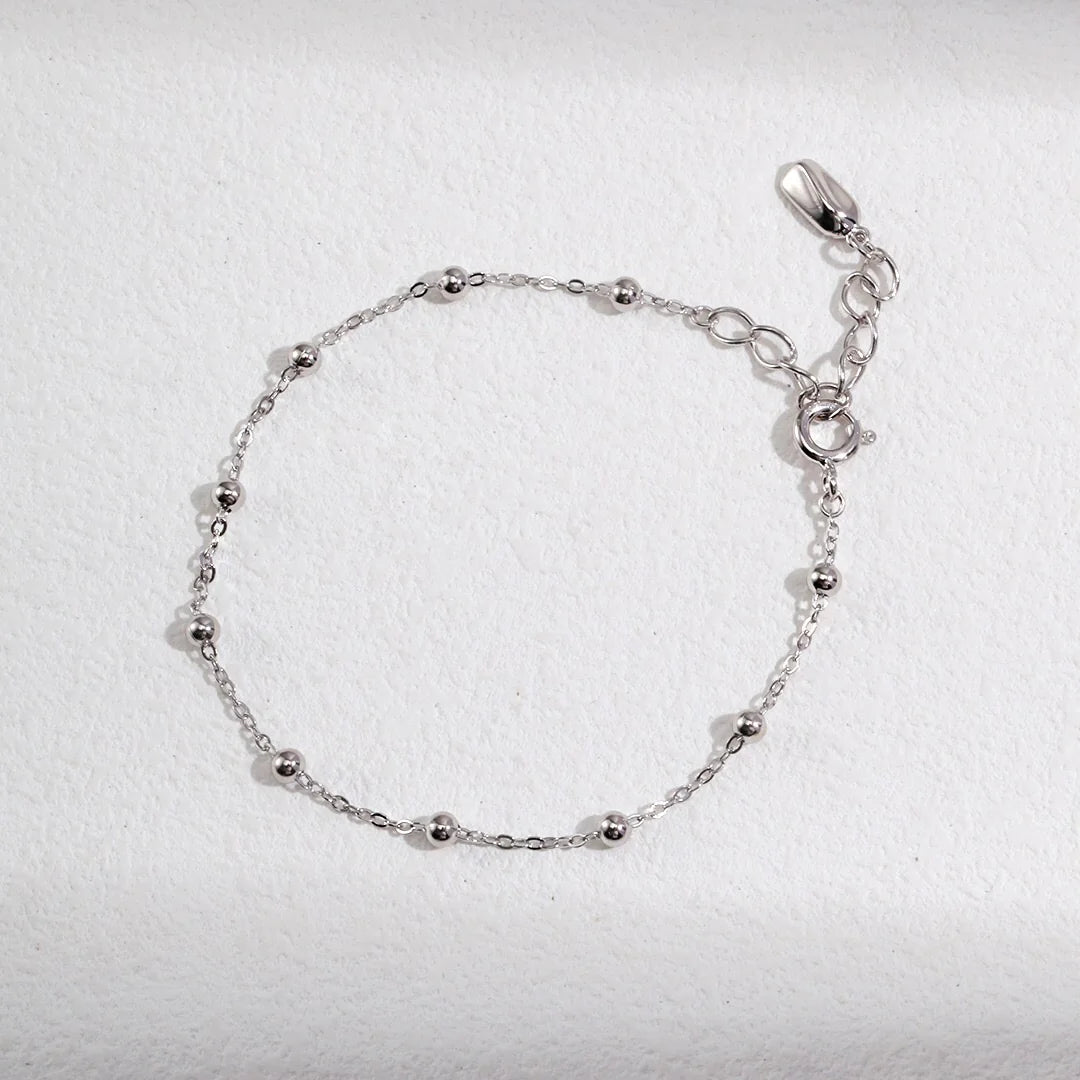 Gold Bead Chain Bracelet
