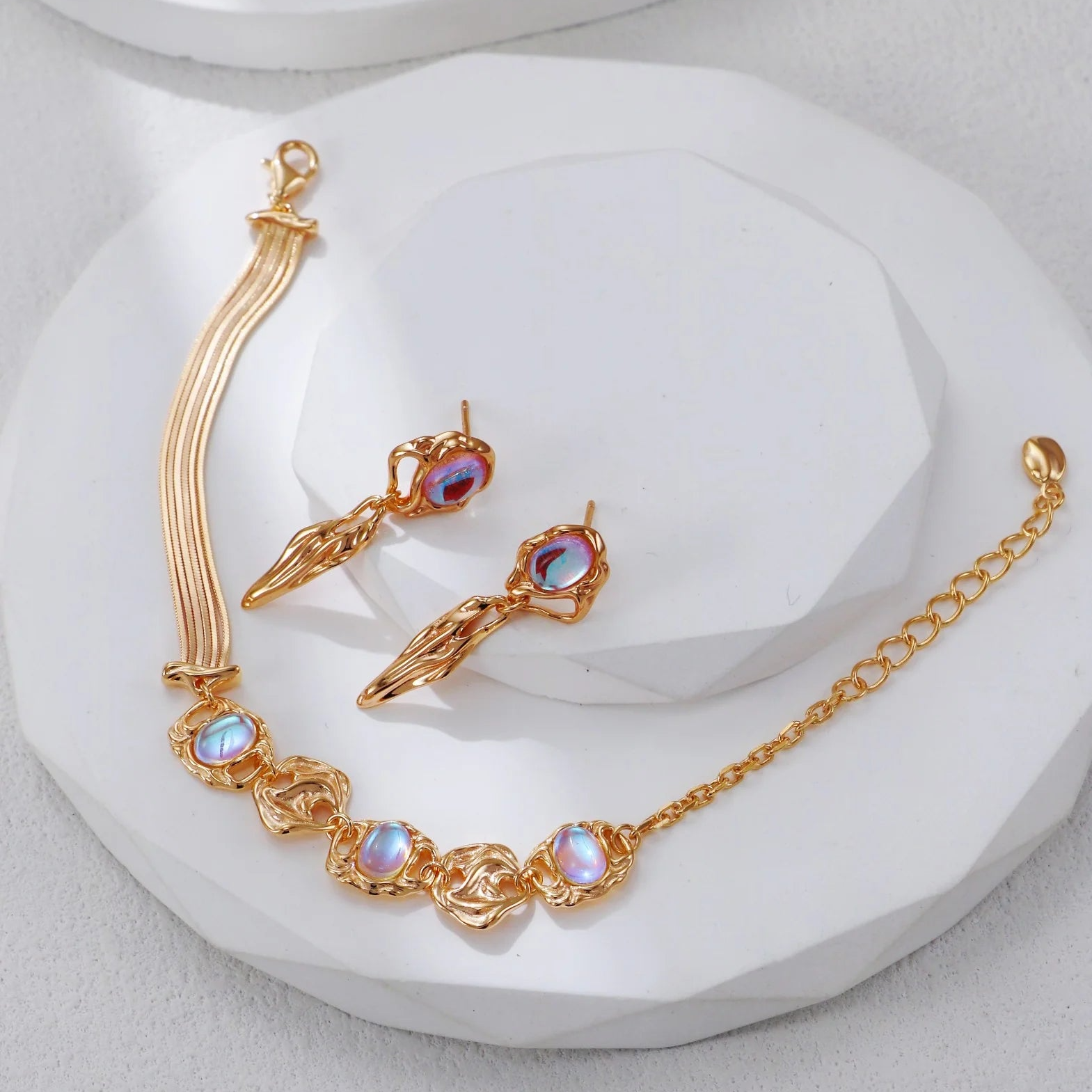 Retro Moonstone Bracelet