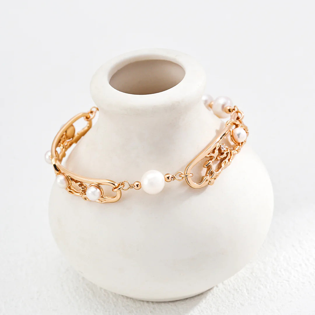 Vintage Natural Pearl Bracelet