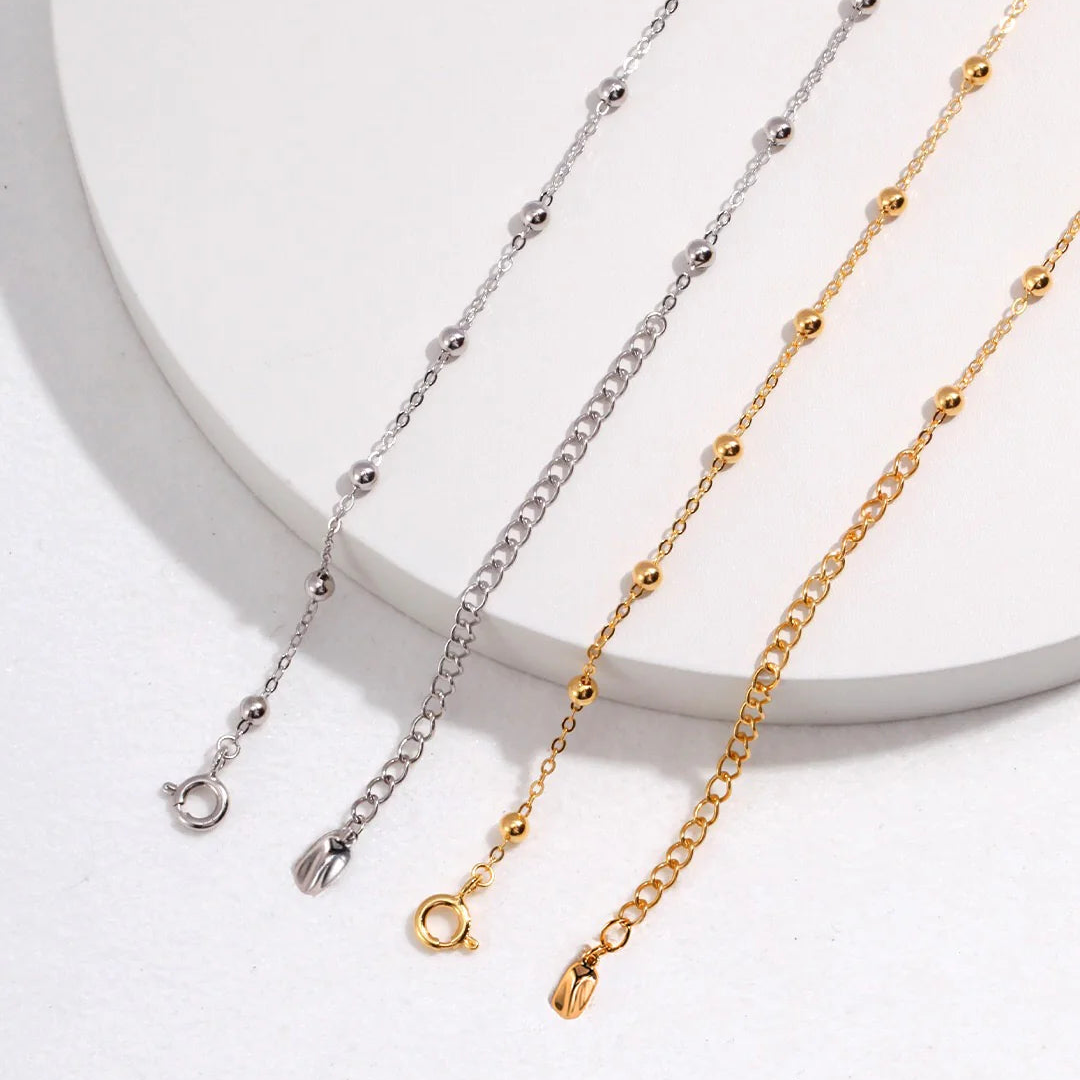 Minimalist Ball Chain Necklace