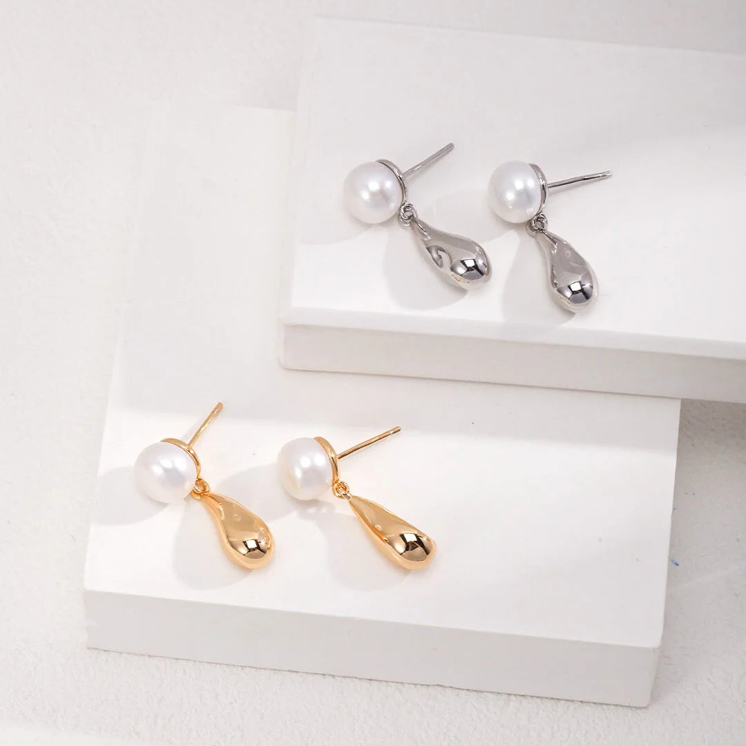 Dainty Raindrop Earrings