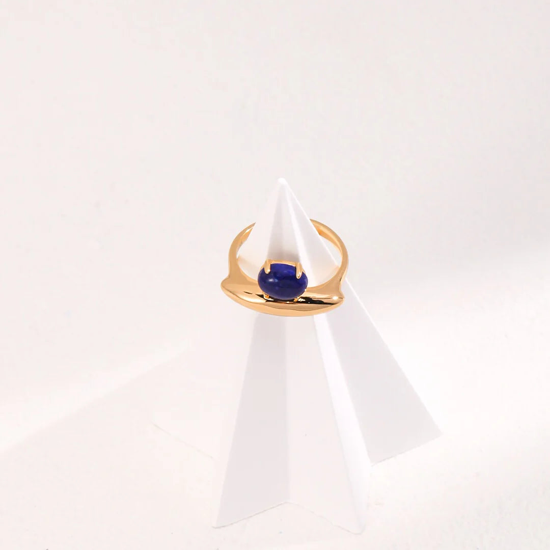 Natural Lapis Lazuli / Malachite Ring