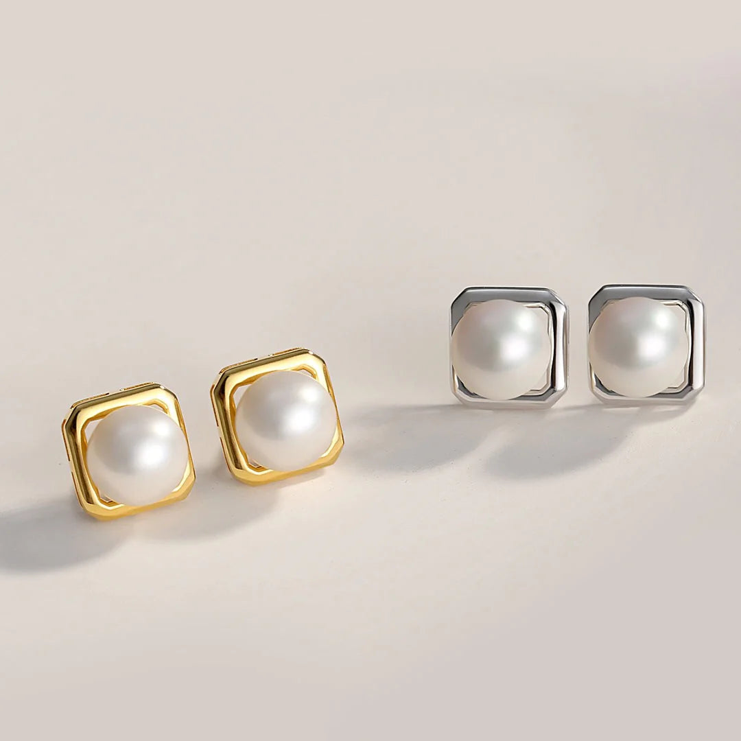 Classic Freshwater Pearl Stud Earrings