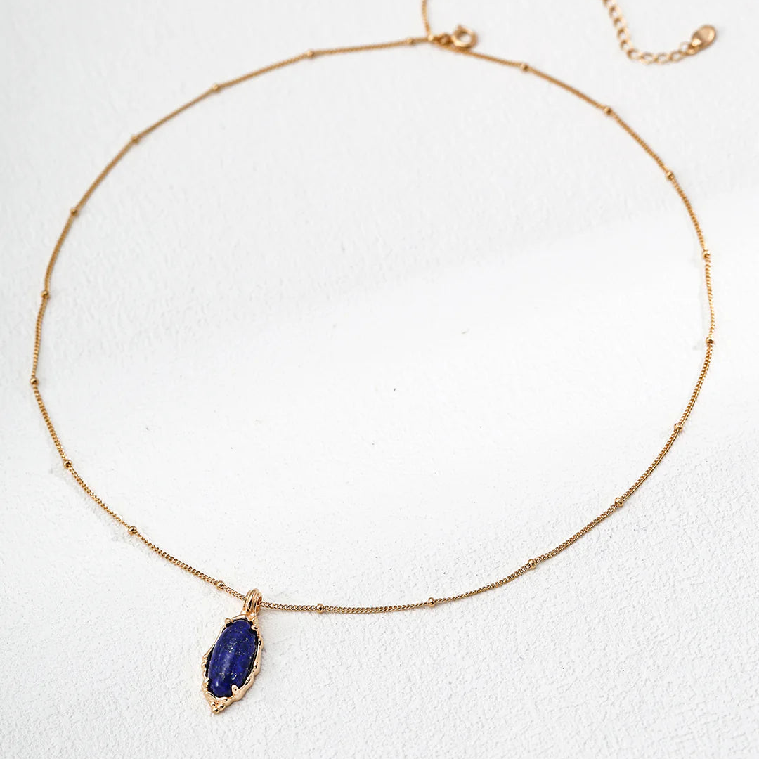 Vintage Natural Lapis Lazuli Necklace
