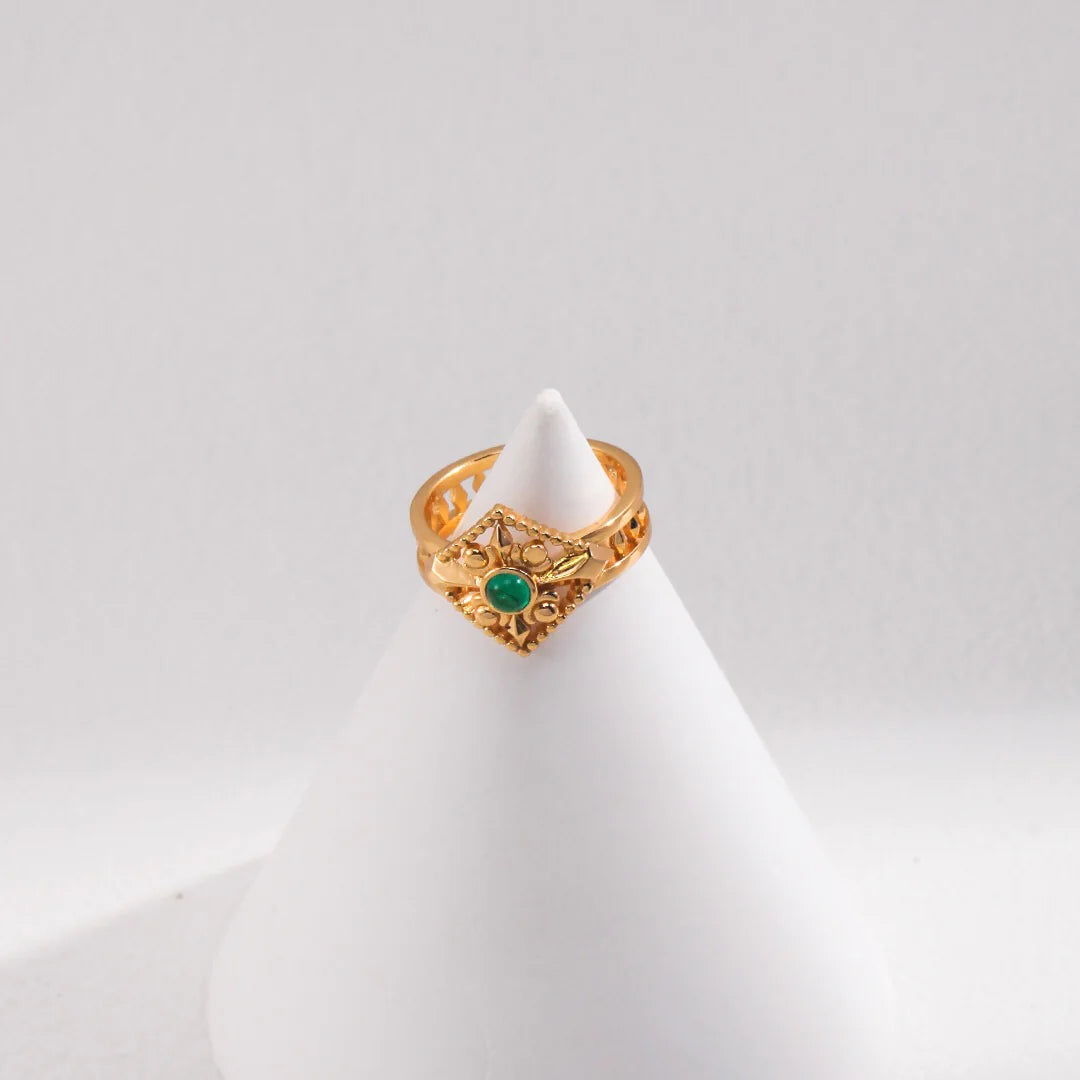 Princess Crown Band Open Ring