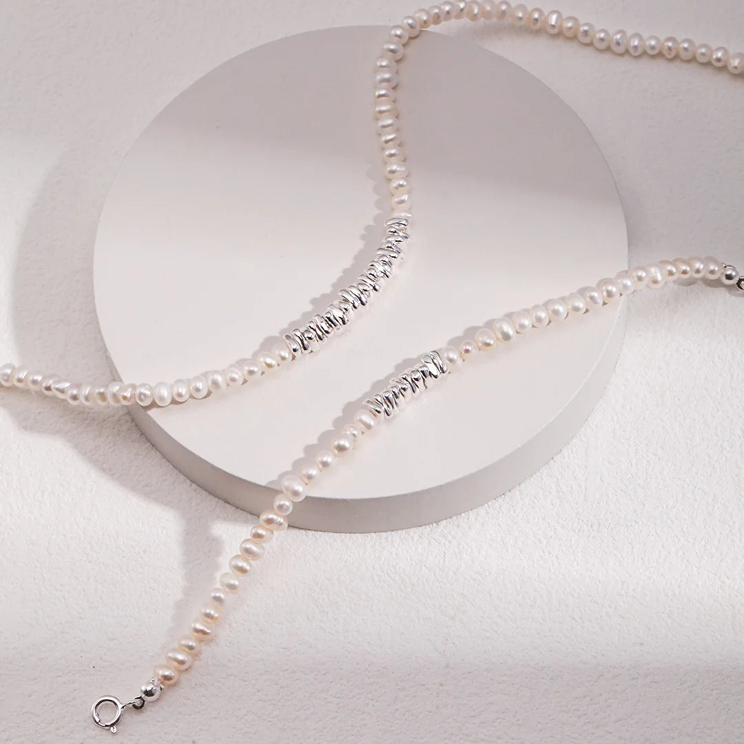 Natural Pearl Beaded Bracelet