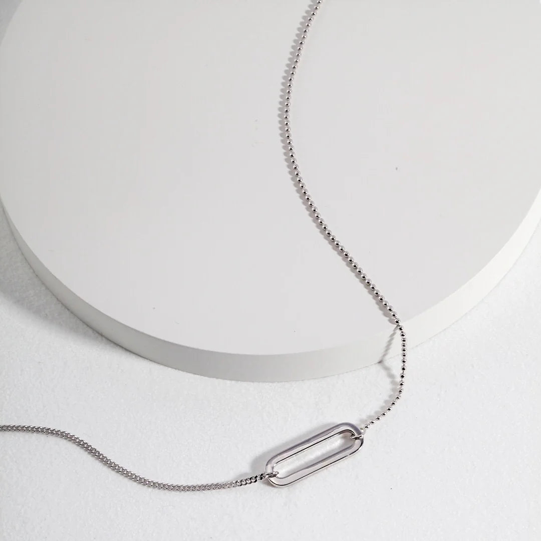 Minimalist Paperclip Necklace