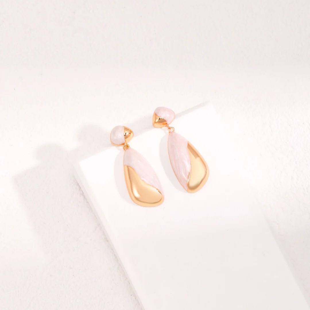 Minimalist Style Drip Glaze Earrings
