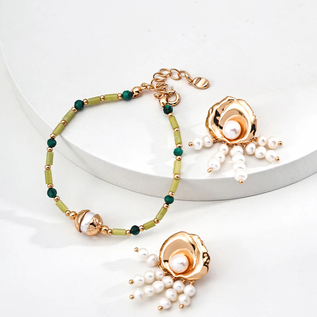 Vintage Natural Pearl Earrings