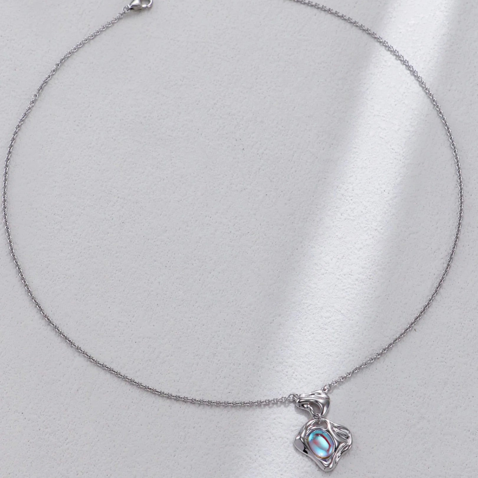 Retro Moonstone Necklace