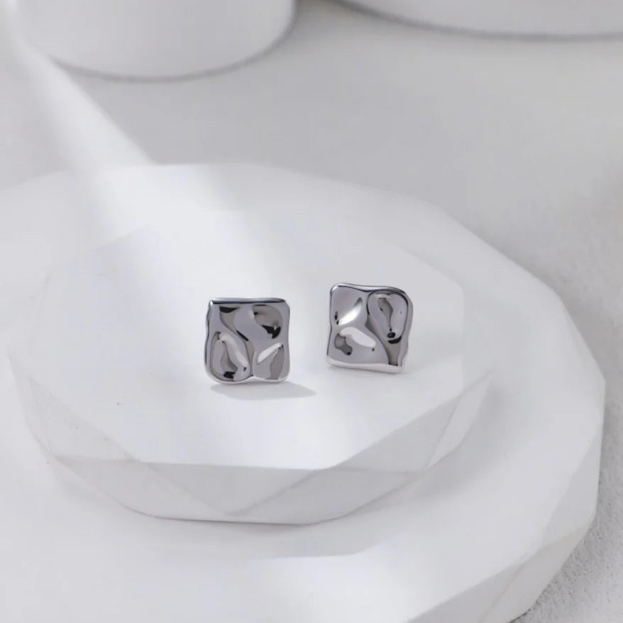 Square Textured Stud