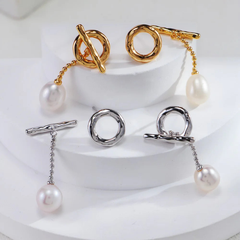 Reversible Pearl Earrings