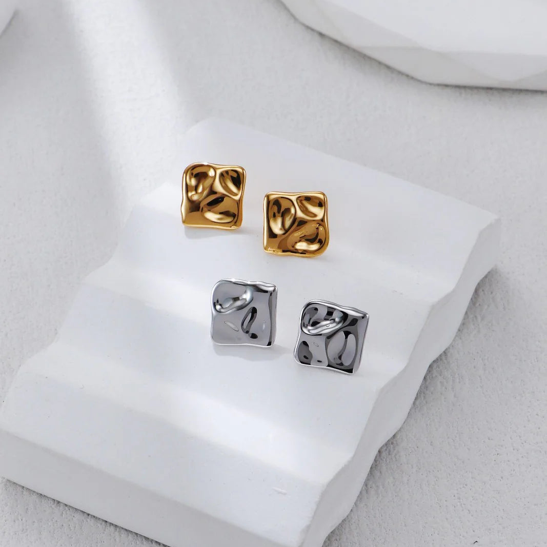 Square Textured Stud