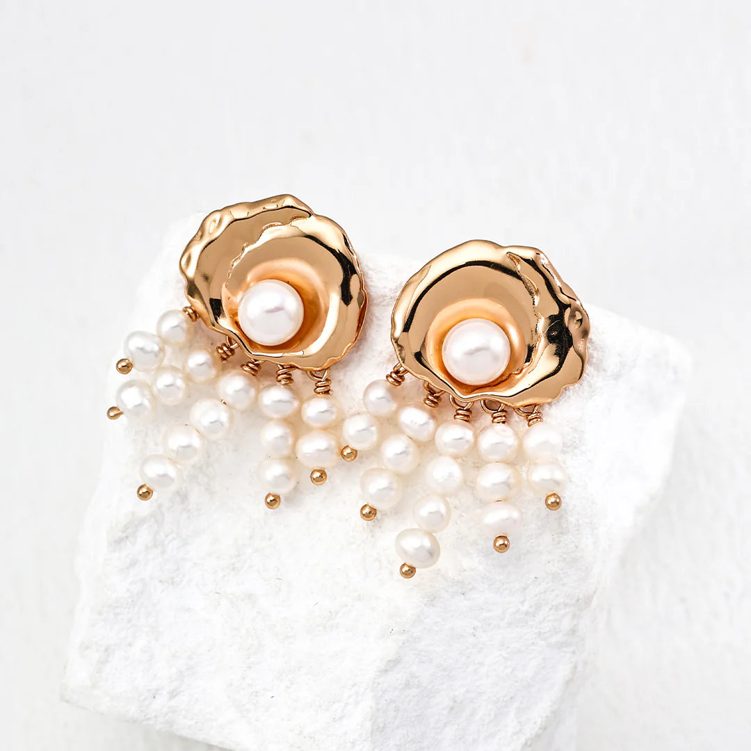 Vintage Natural Pearl Earrings