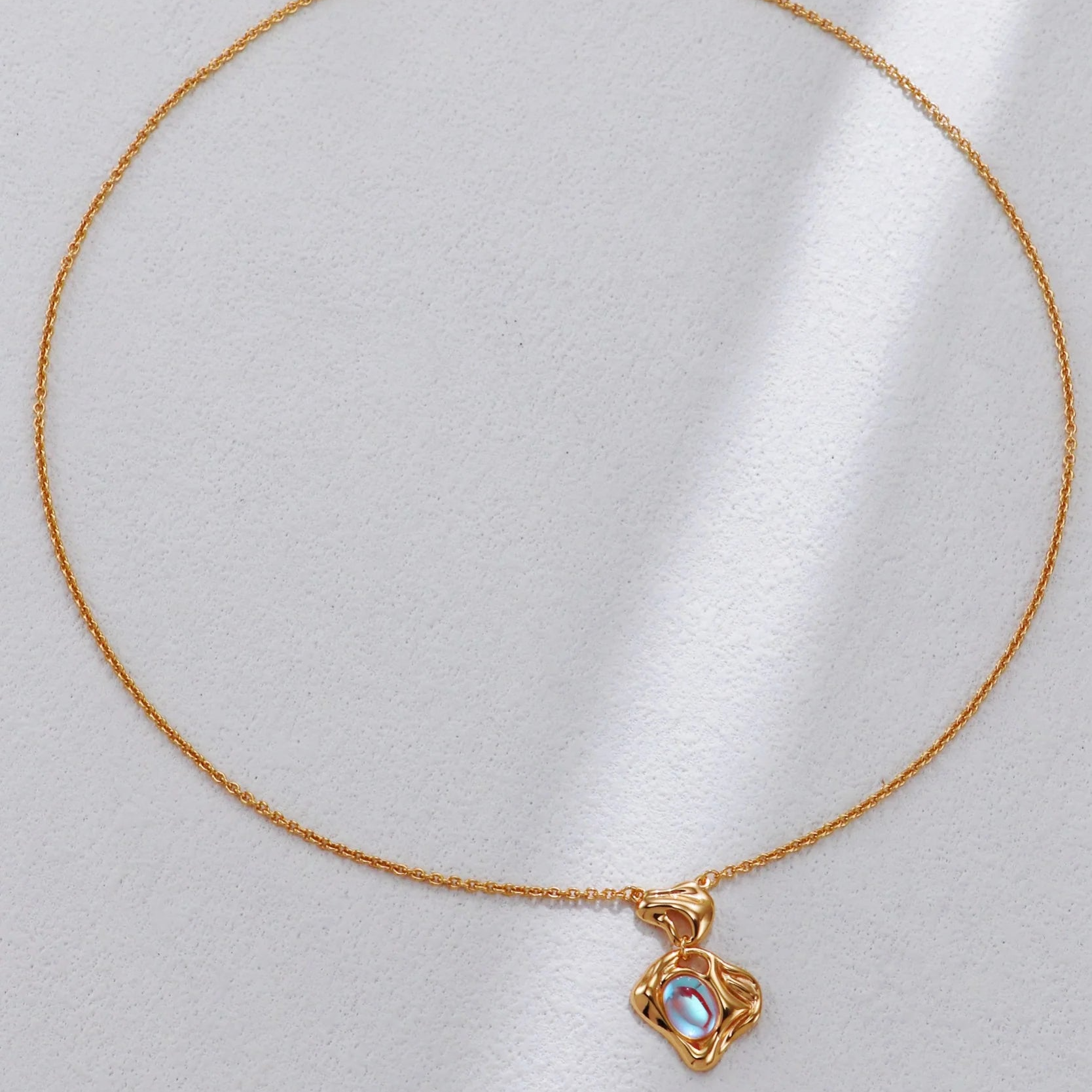 Retro Moonstone Necklace