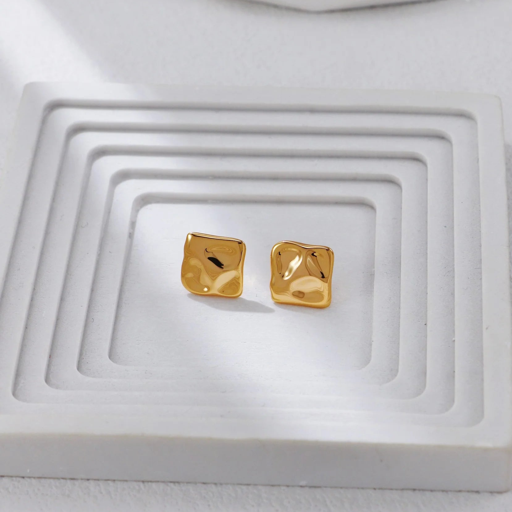 Square Textured Stud