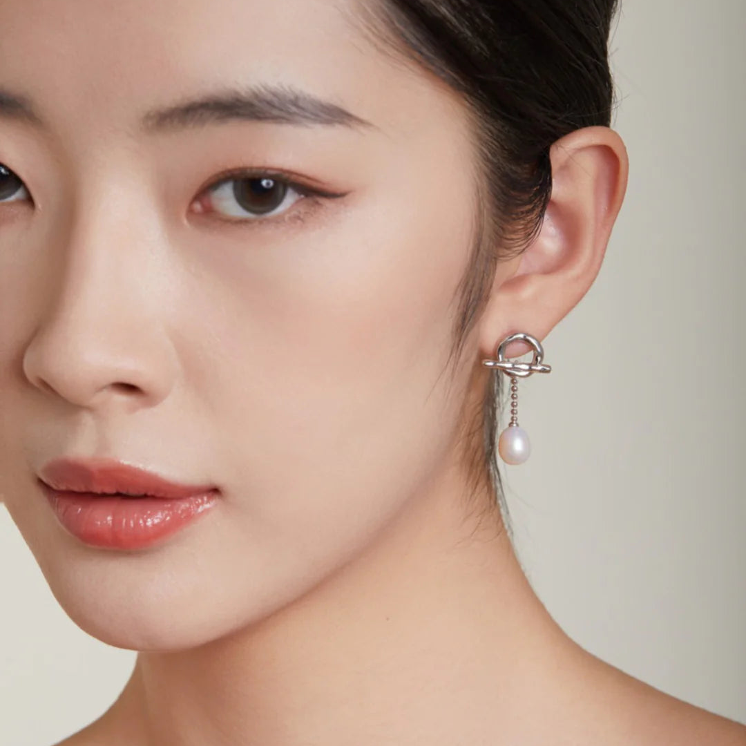 Reversible Pearl Earrings